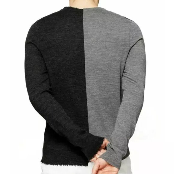 Zadig & Voltaire Jeremy Colourblock Merino Wool Sweater - Picture 2 of 4